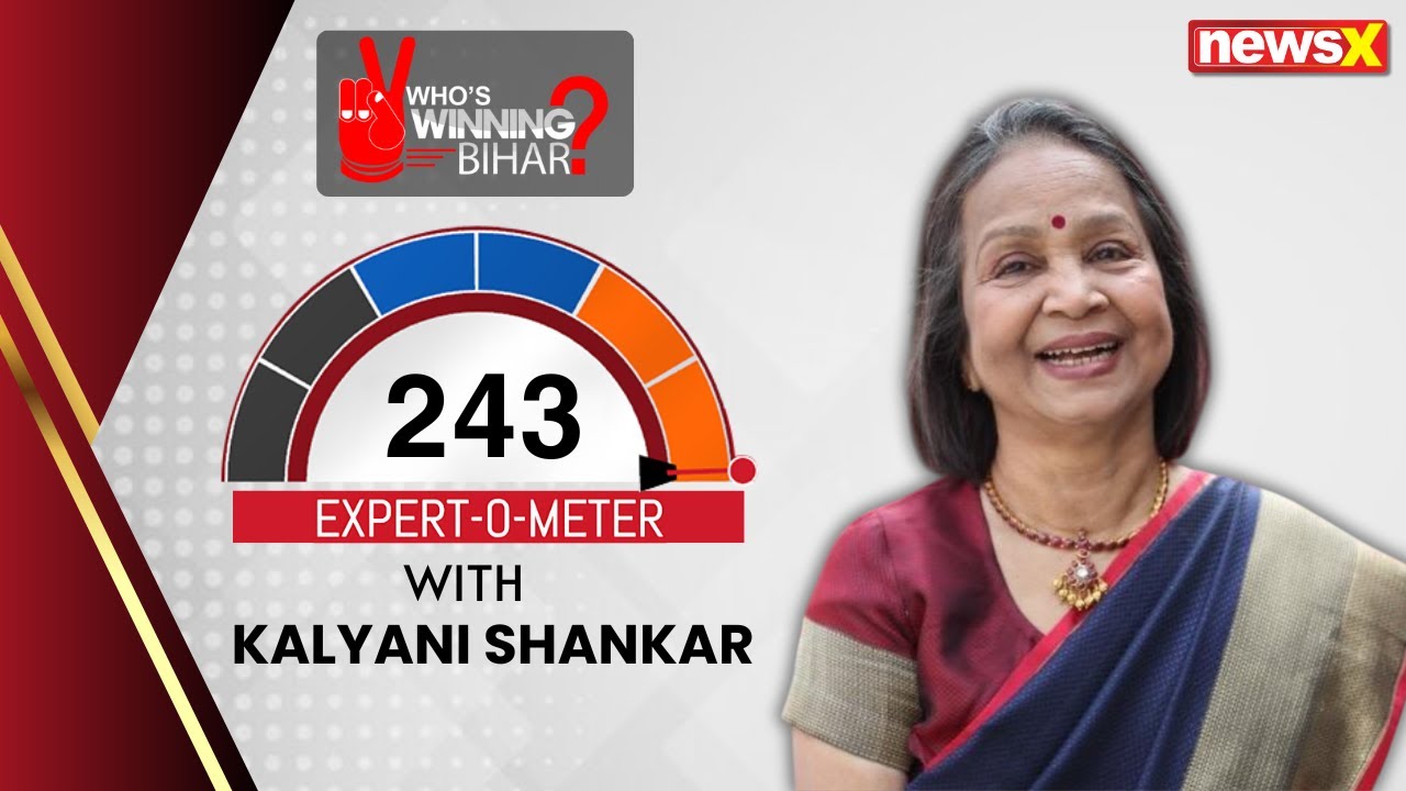 NewsX Expert-o-Meter | Political Commentator Kalyani Shankar's Bihar Election Prediction | NewsX
