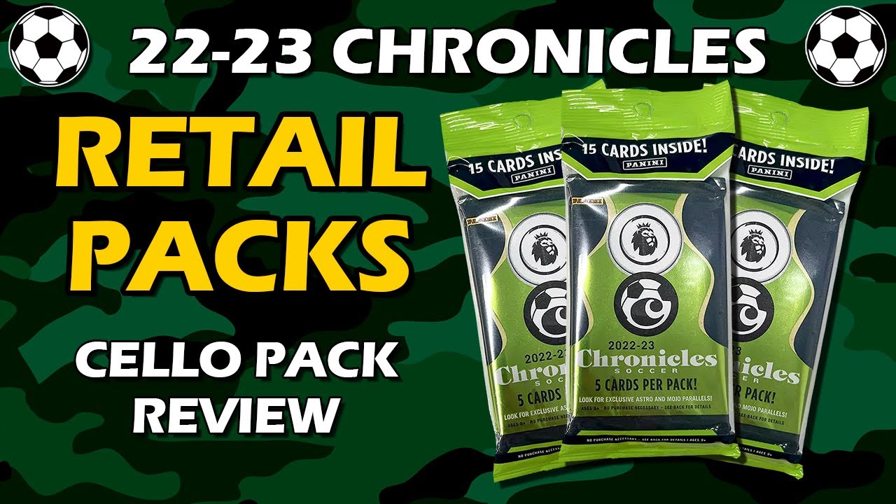 CELLO PACKS! 2022-23 Chronicles Soccer Value Pack Panini Review