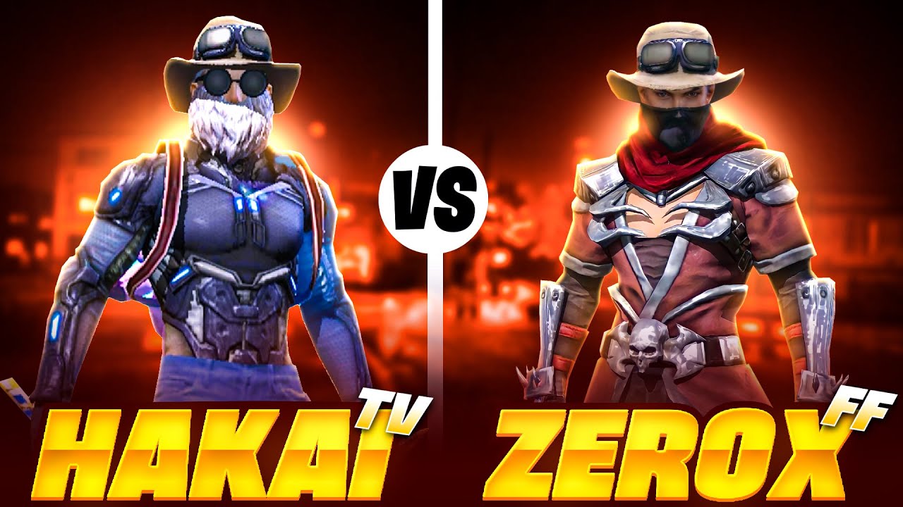 Hakai TV🖥️ Vs Zerox FF📲 || IMPOSSIBLE 1 V 1 🍷🗿
