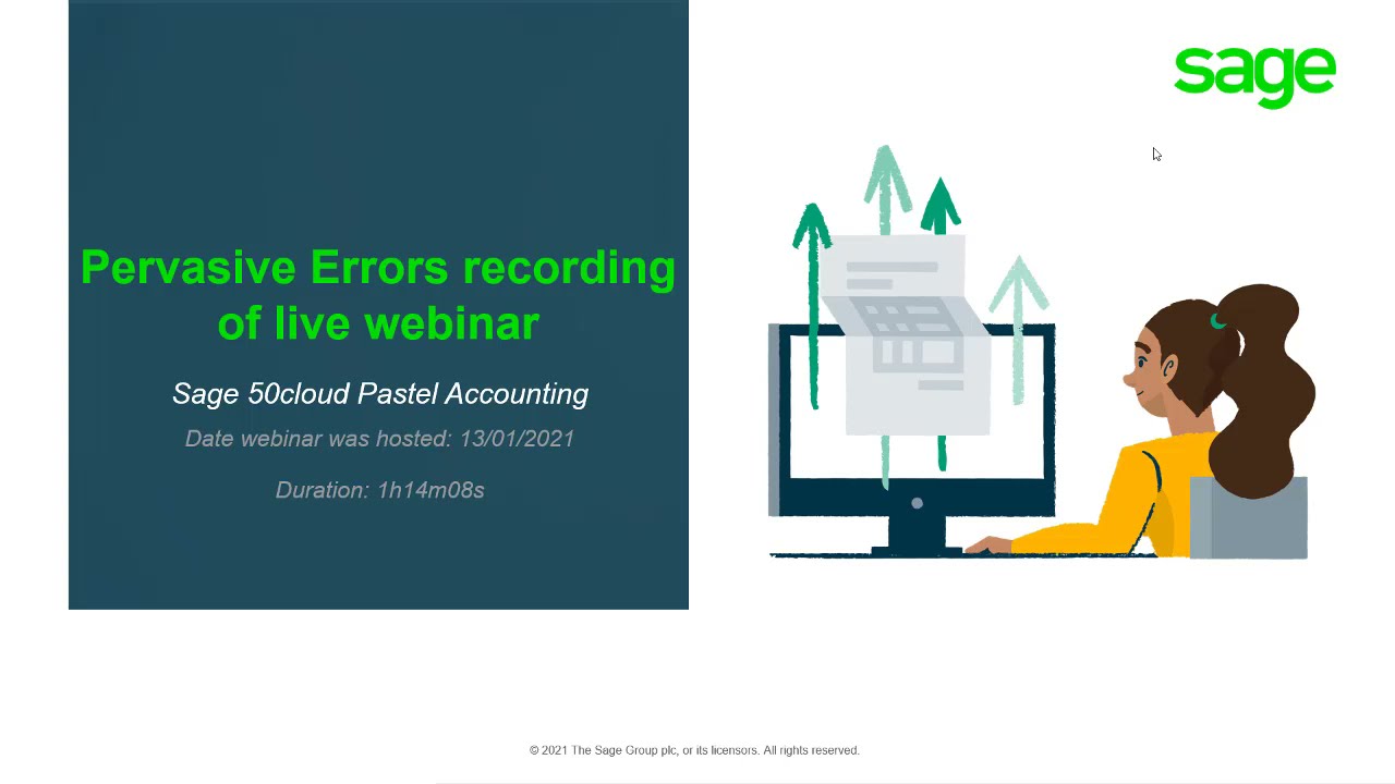 Sage 50cloud Pastel (ZA) - Recording of live webinar: Understanding and resolving Pervasive Errors.