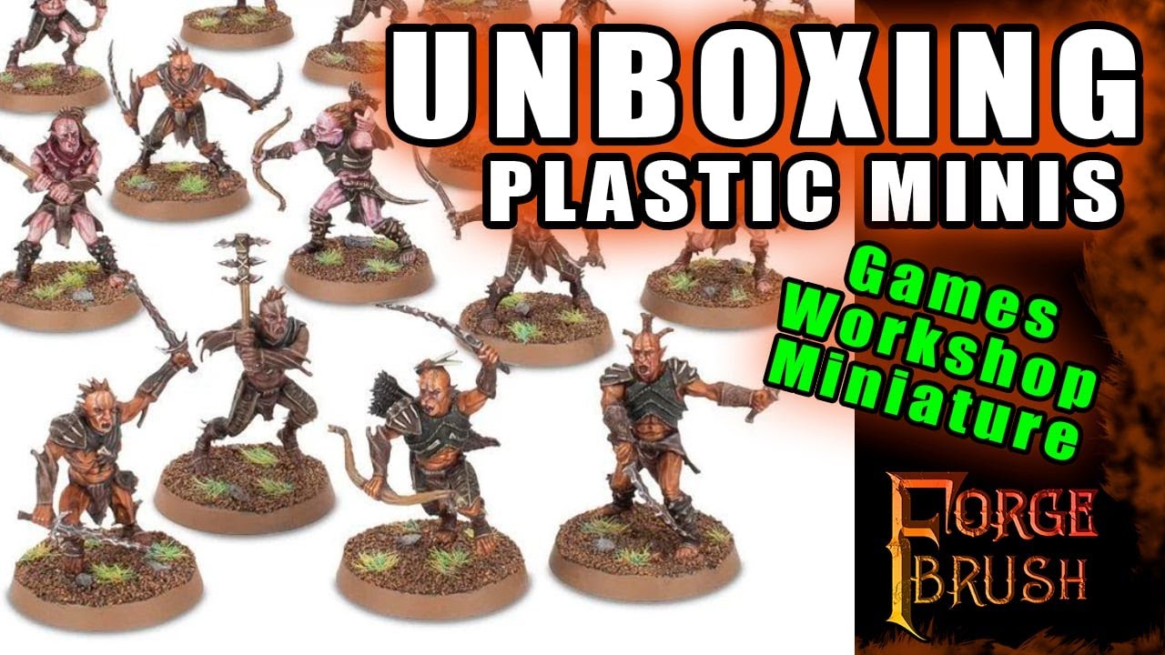 Hunter Orcs, Gundabad. Unboxing Middle Earth. Mordor Isengard Angmar and Orc army MESBG
