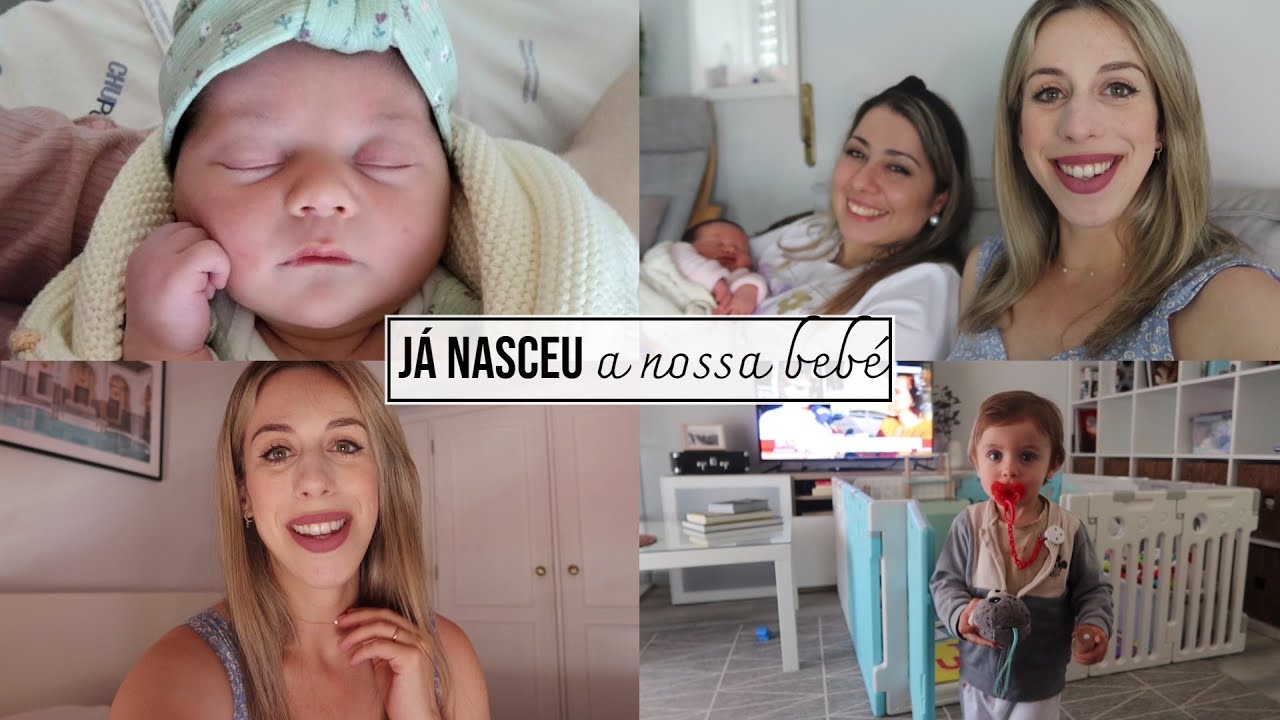 Já nasceu a nossa bebé!