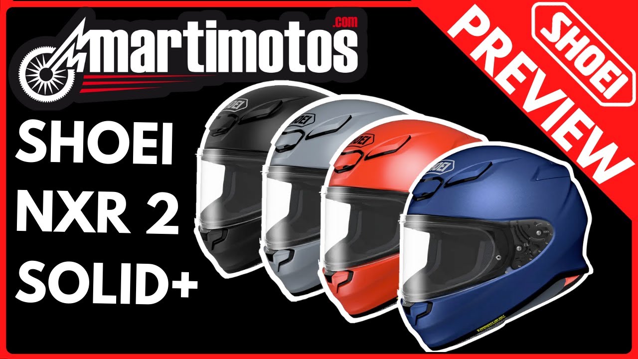 PREVIEW // SHOEI NXR 2 MONOCOLOR+