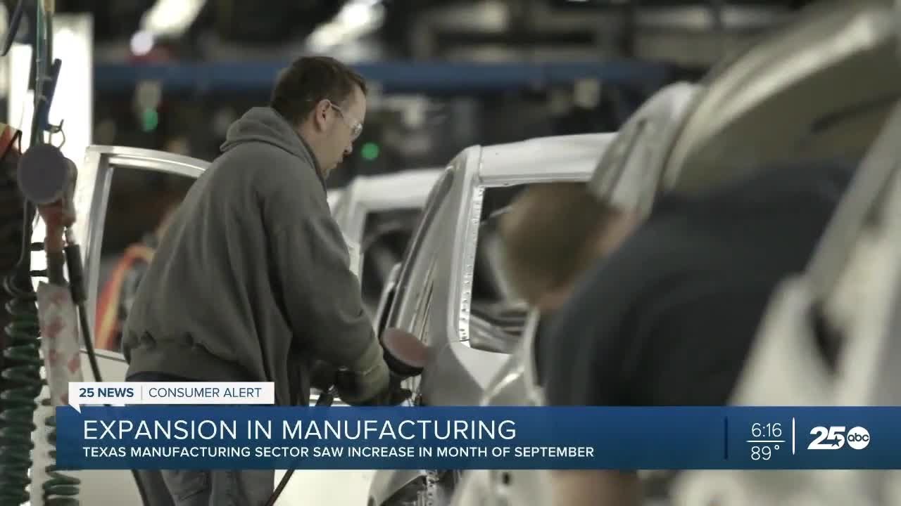 Manufacturing employment on the rise in Texas, survey shows