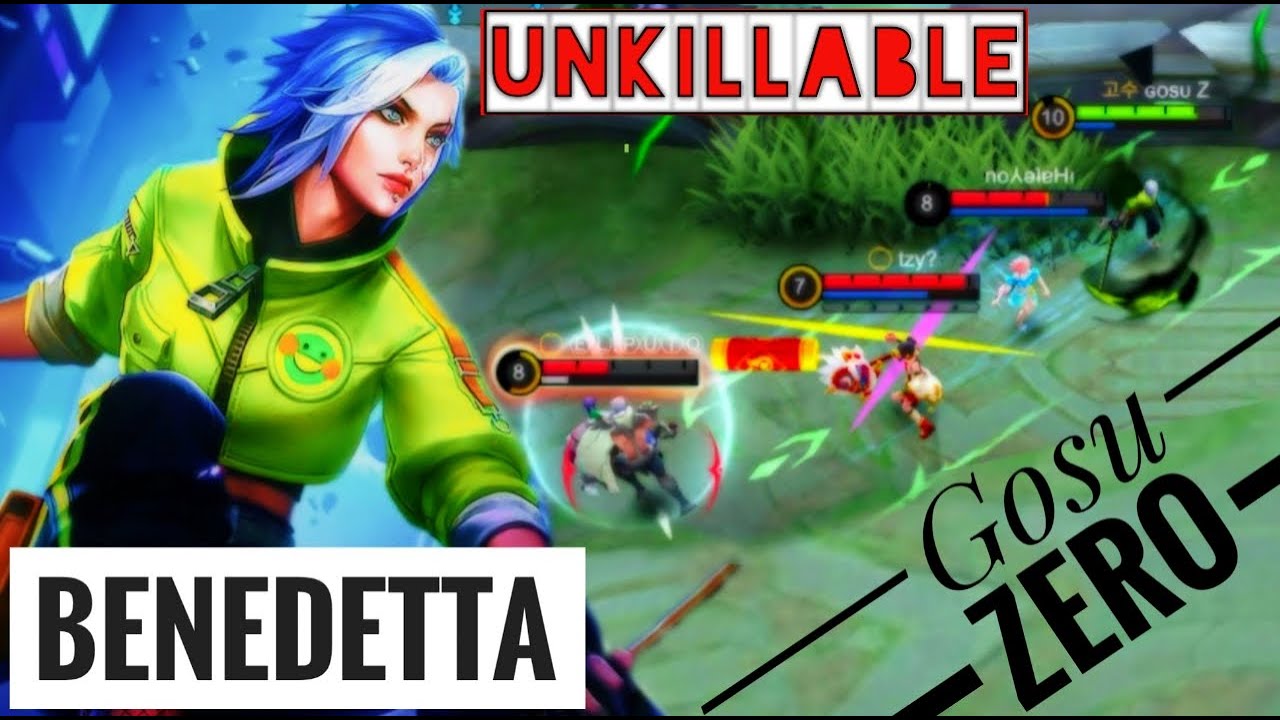 Benedetta becomes unkillable with fighter emblem/ offlane gameplay #GosuZero