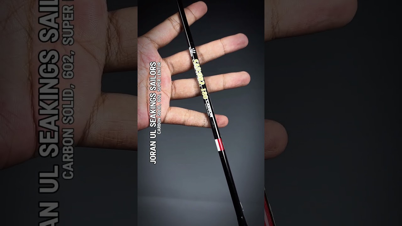 100 ribuan dapat joran ul carbon solid! Joran ultralight seakings sailors.