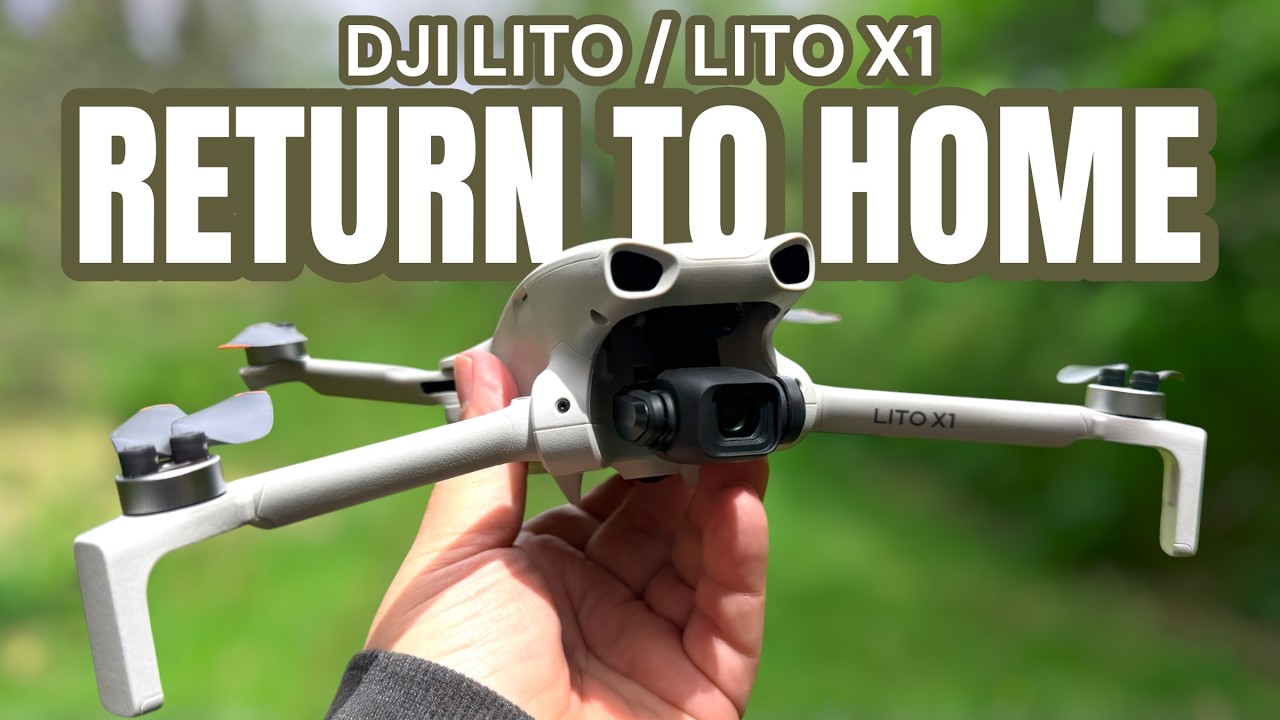 Демонстрация функции &laquo;Возврат домой&raquo; в серии DJI Lito (Оптимальный vs. Предустановленный режимы)