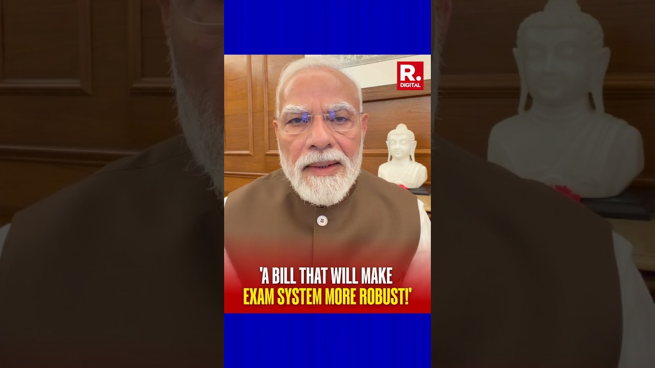 PM Modi Welcomes Parliament Passing Anti Paper Leak Bill