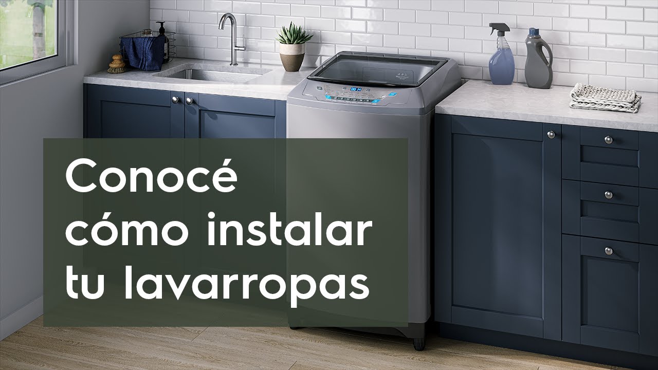 Conocé los requisitos para instalar tu lavarropas de carga superior Electrolux