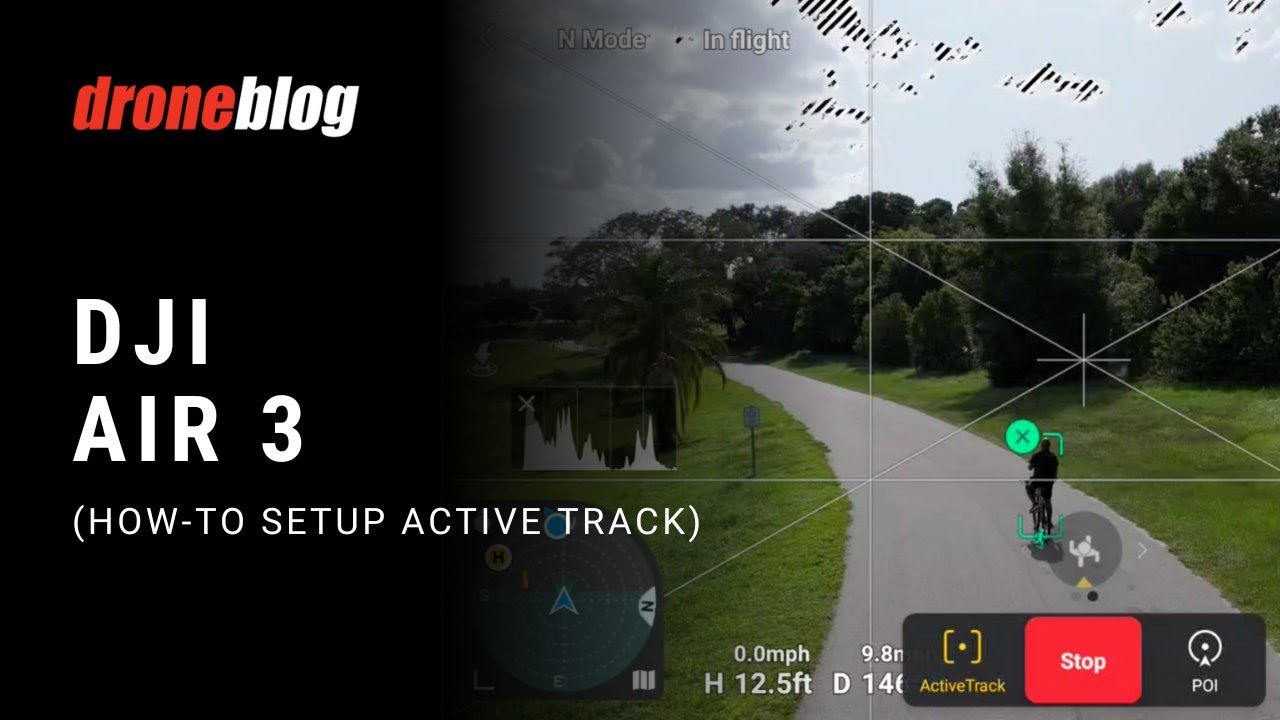 DJI Air 3/3S — как использовать Active Track