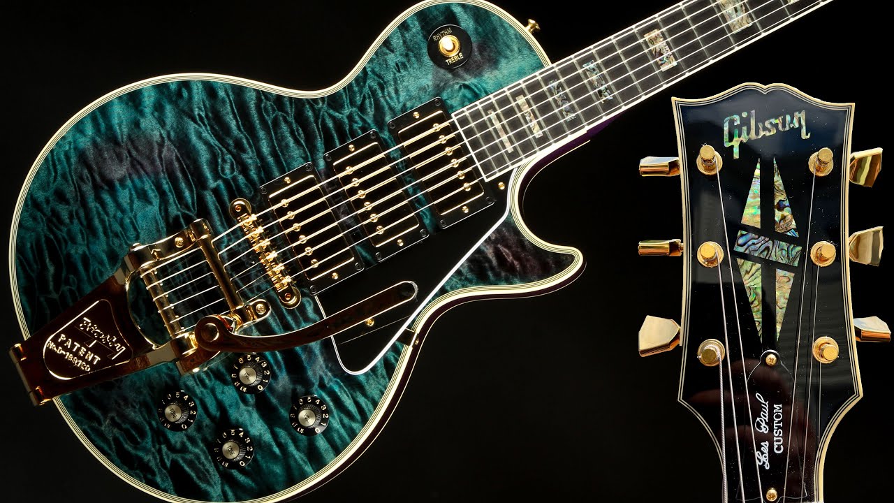 Gibson 1968 Les Paul Custom: Rare Quilt Top, Triple Humbucker & Nordic Blue Finish (1 of 5 Made!)