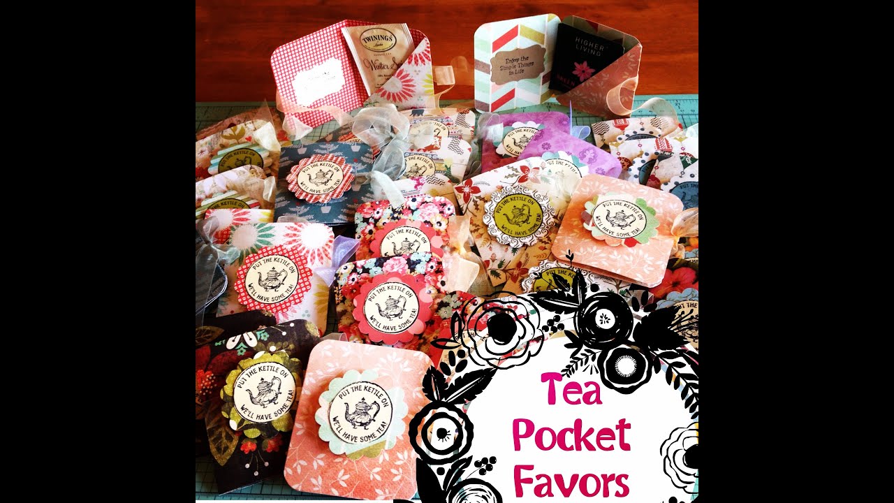 Craft Fair Idea #7:  Tea Pocket Favors 2015