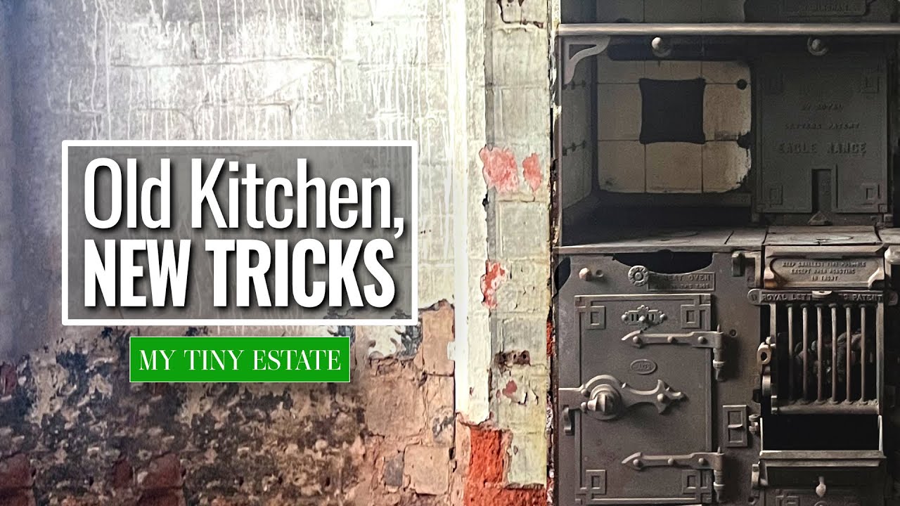 S02 EP34 - Restoring a Beautiful Antique Range in our Historic Cottage Kitchen | My Tiny Estate