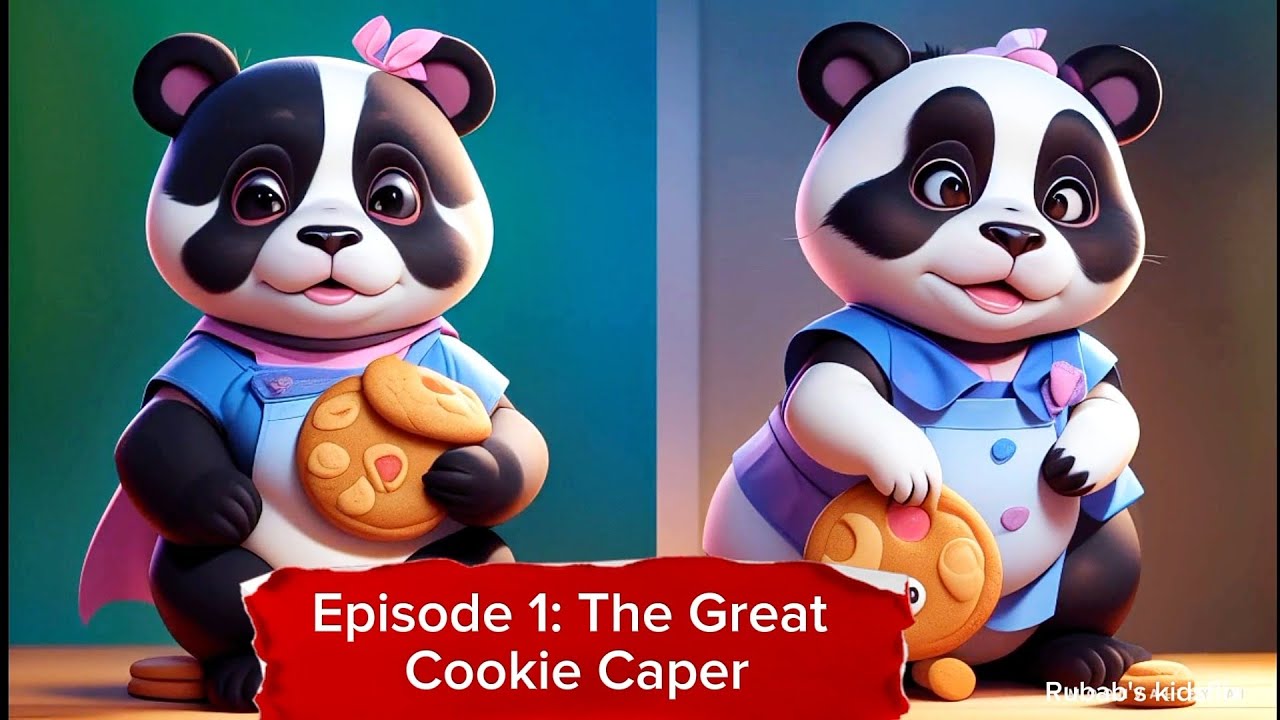 Sneaky Panda: A Fun Adventure!", Baby panda Cartoon