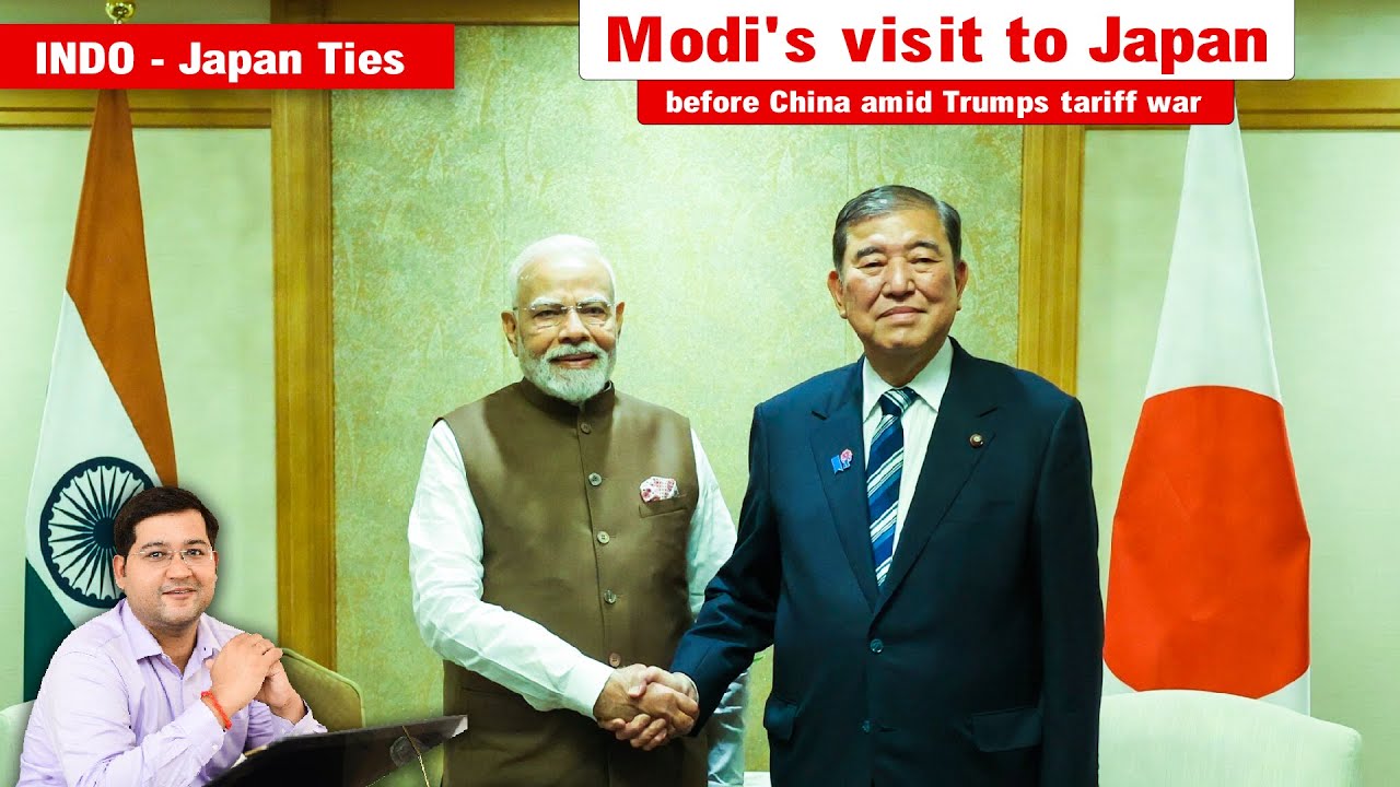 Significance of Modi's visit to Japan before SCO's summit amid Trump's tariff war.