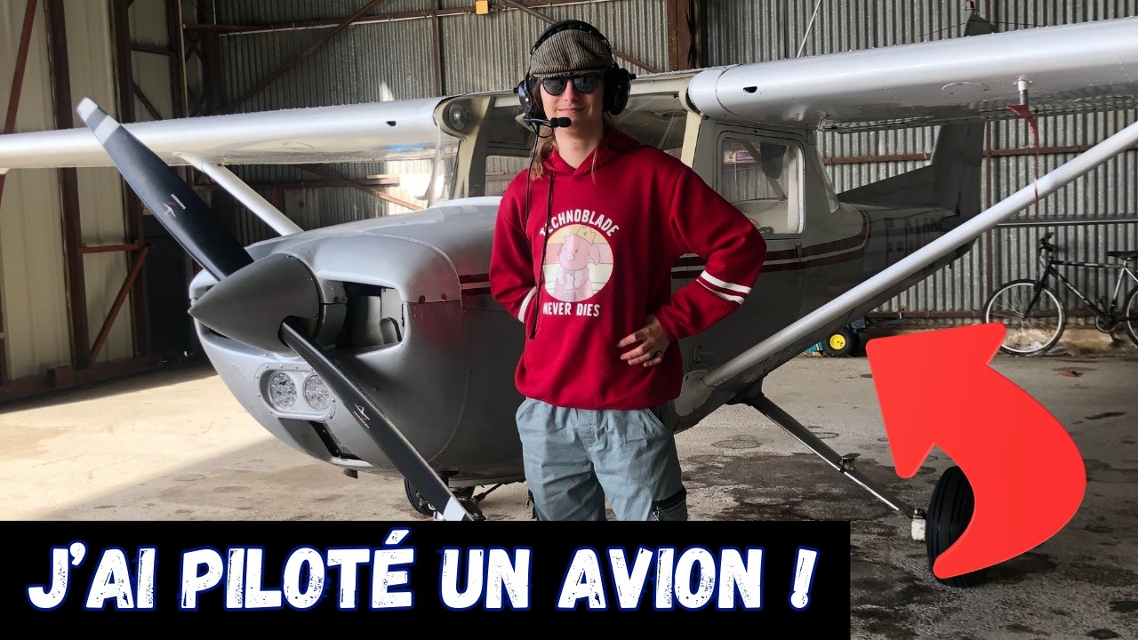 J'ai PILOTÉ un Avion !!