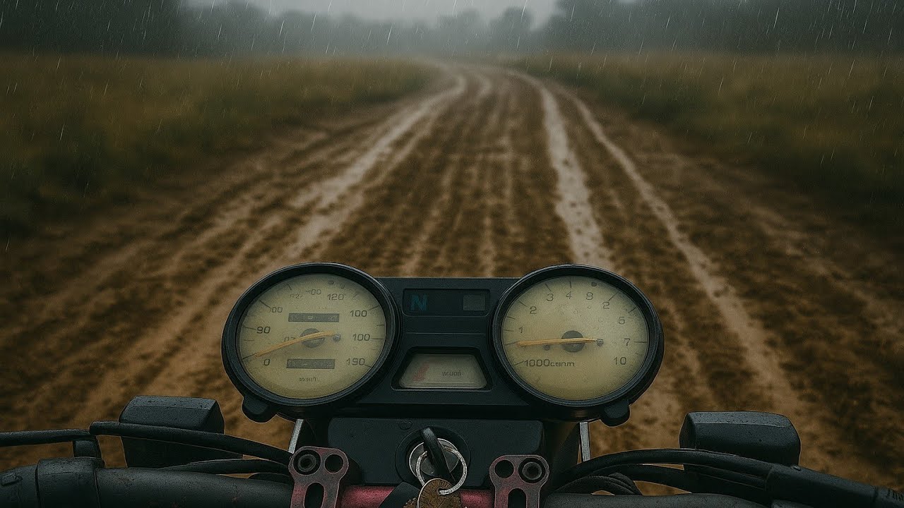 CBX 200 Strada vs Barro uma aventura que não combina 