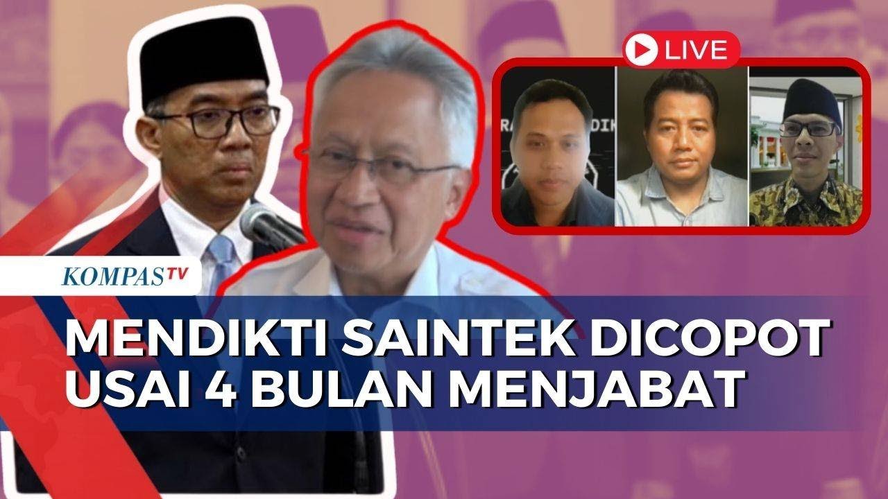 Respons BEM Unair, Istana hingga Pengamat soal 'Reshuffle' Mendikti Saintek Satryo