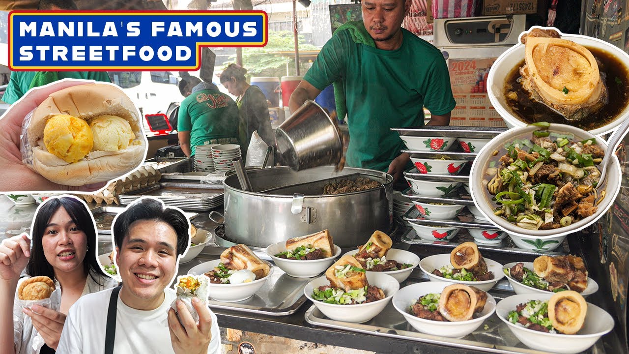 Manila's Must-Eat Street Food | Pares Usok, Dirty Ice Cream, Binondo Tour + more!