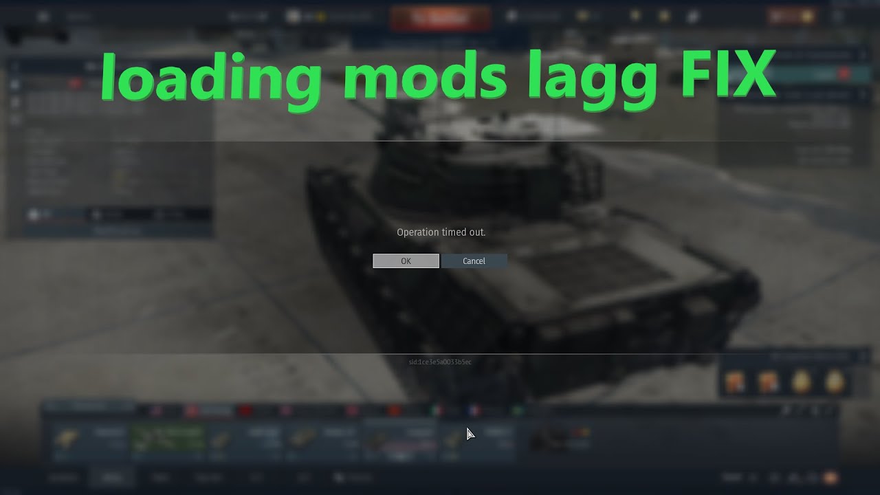 FIX war thunder loading modes and server lagg