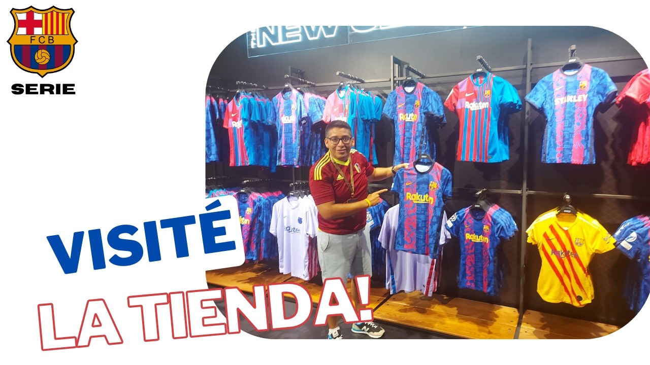 ¡Una Experiencia de 3 Niveles! 🇪🇸 ... La Tienda del Fanático del FC Barcelona 🔴🔵 está BRUTAL...