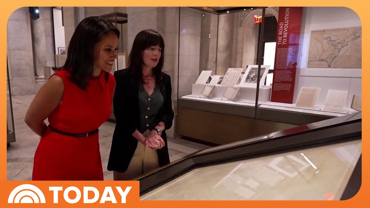 See Rare Up Close Look at Declaration of Independence