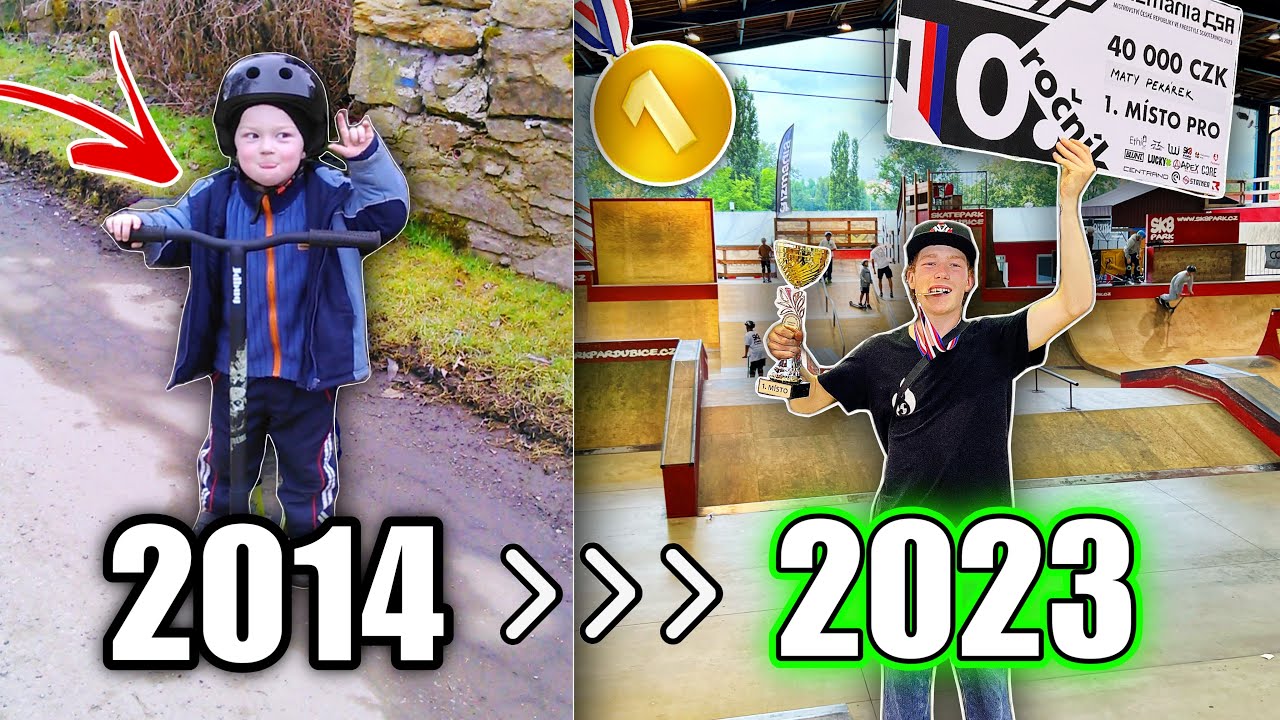 9 LET NA FREESTYLE KOLOBĚŽCE! MŮJ PROGRESS