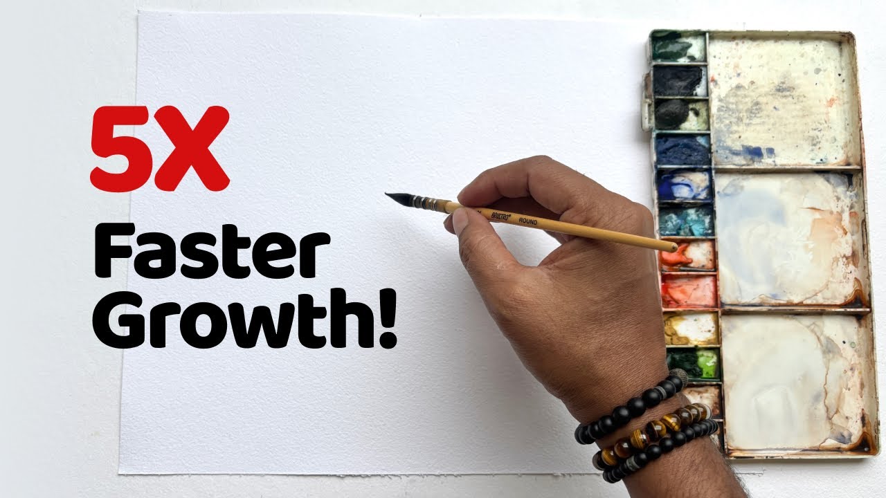 Why Some Watercolor Beginners Progress 5X FASTER!