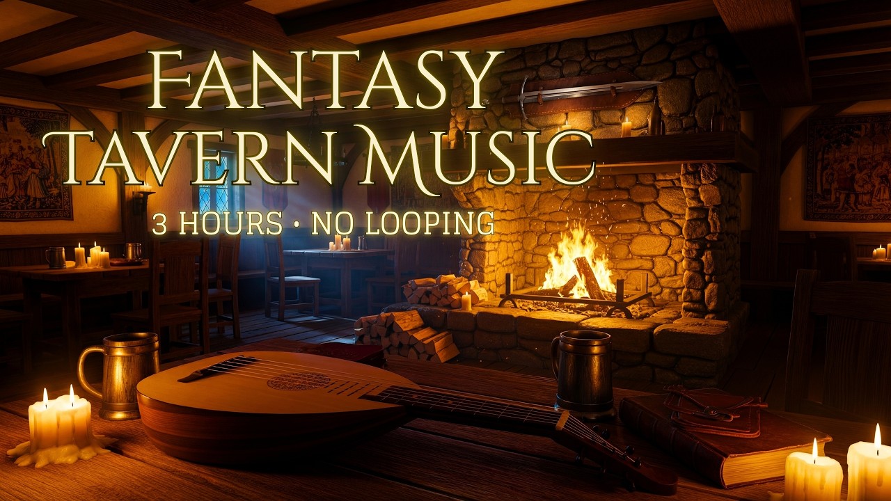 Celtic Fantasy Tavern Music 🎻 Relaxing Medieval Ambience for Focus & D&D