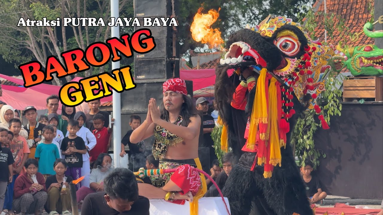 Atraksi BARONG GENI ❗️ Putra Jaya Baya Show GEGESIK CREARTIVE FESTIVAL 2024