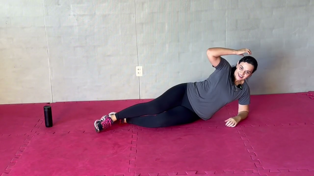 Treino de abdômen e lombar sem impacto- fortalecimento para iniciantes. 