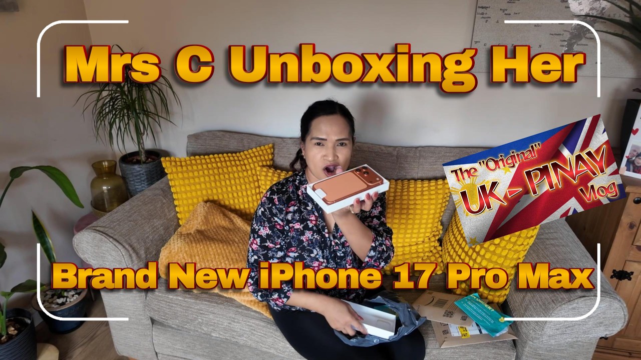 A very Happy Mrs C -  Unboxing Her Brand New iPhone 17 Pro Max