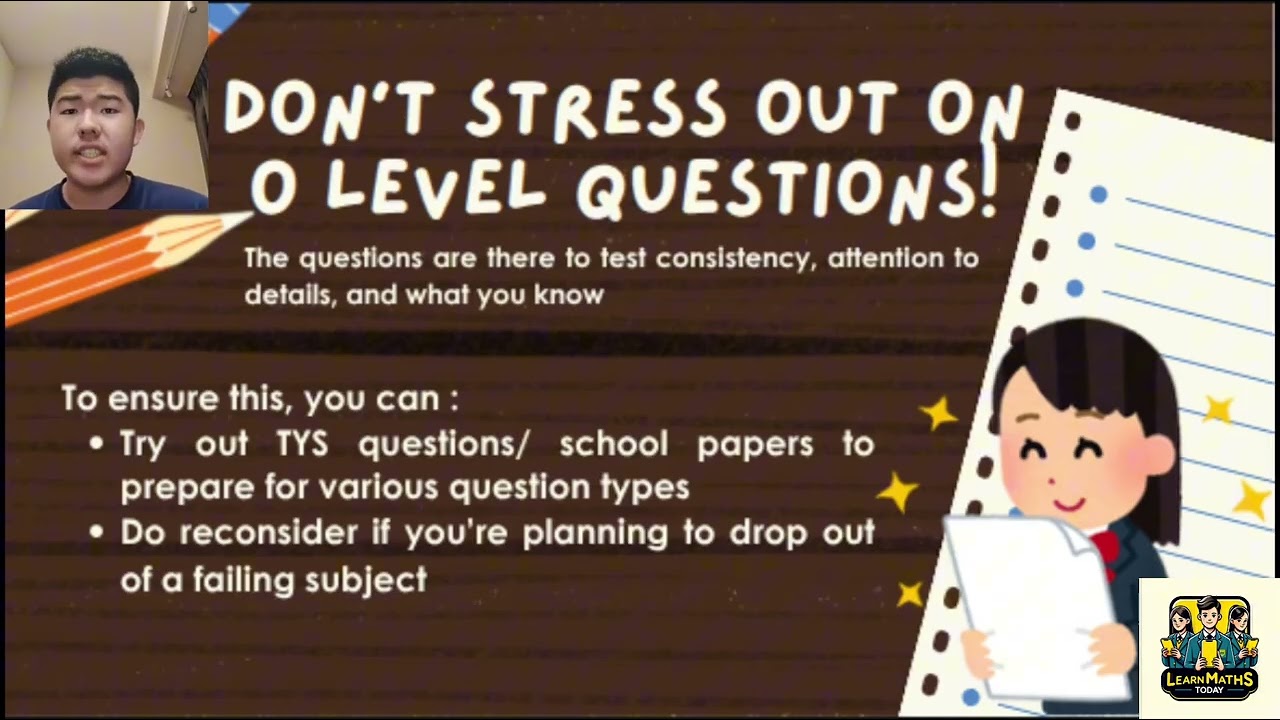 How I Prepared for O Level Maths – Tips From a Recent O Level Graduate, Alex