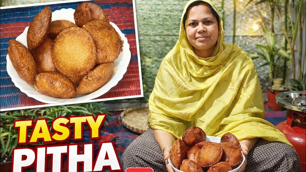 অতি সুস্বাদু খেজুরের গুরের তেলের পিঠা রেচিপি | Teler pitha recipe | #nurisa'r rannaghar