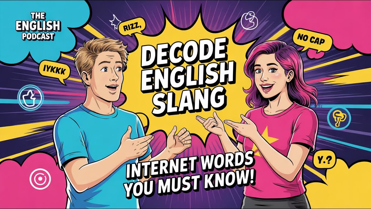 Decode English Slang Like a Pro! 🔥 Learn Viral Internet Words & Trends in 2025 | The English Podcast