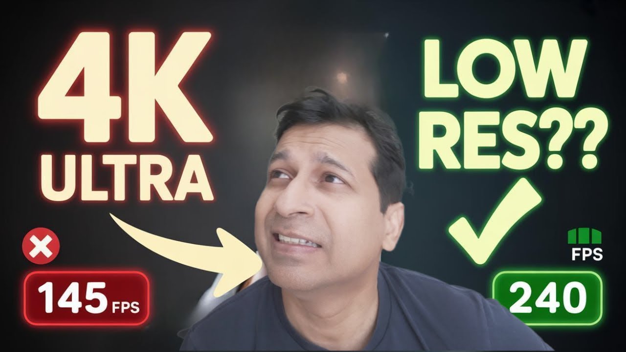 Lower Resolution = Better Performance?