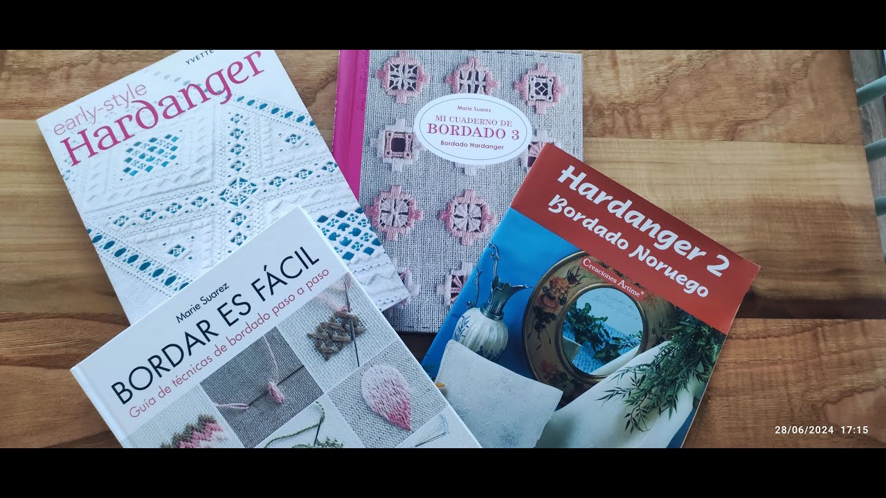Flosstube 26. Hardanger. Libros para aprender Bordado Hardanger.