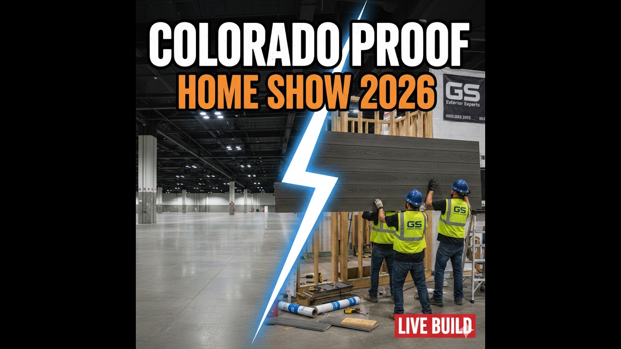 Строительство самого прочного дома в Колорадо: эксперты GS Exterior на выставке Home Show 2026!