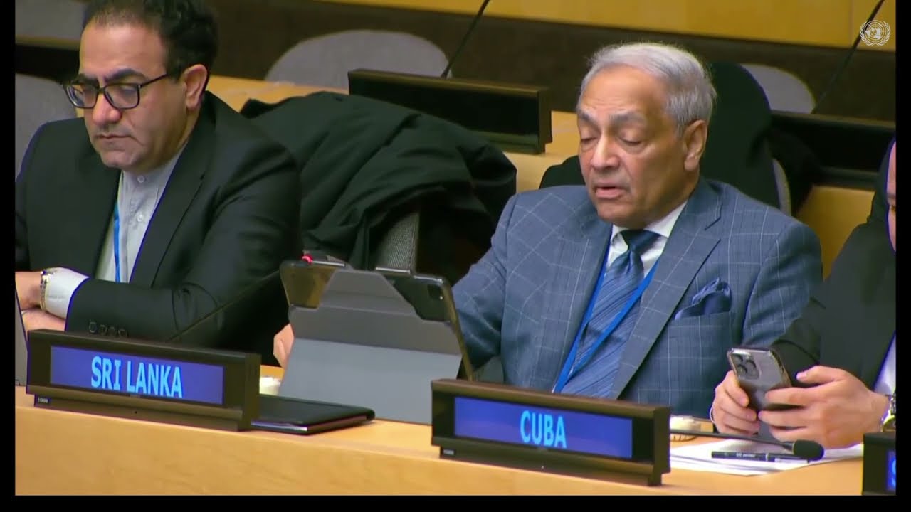 Statement by Ambassador Pieris at the UNSC Arria -Formula Meeting