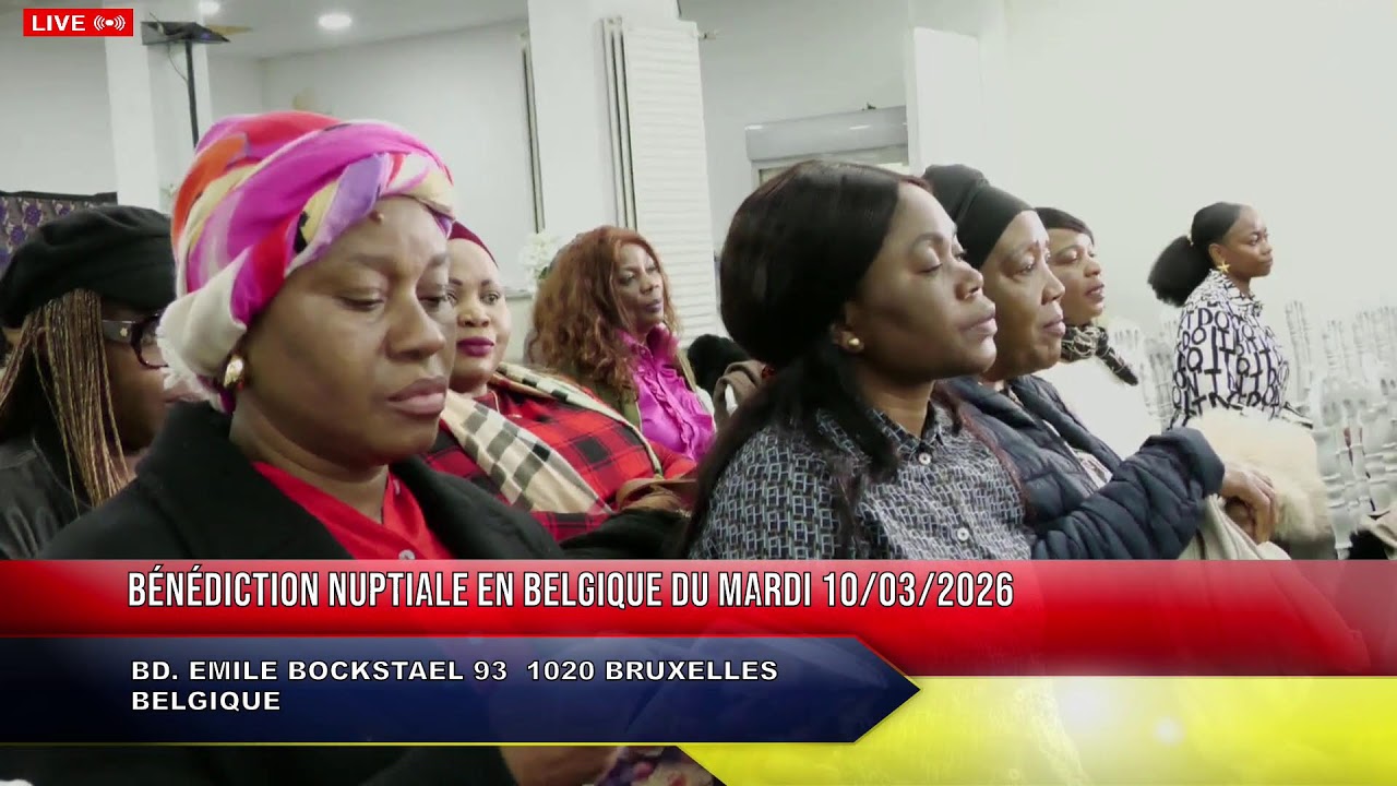 BÉNÉDICTION NUPTIALE EN BELGIQUE DU MARDI 10/03/2026