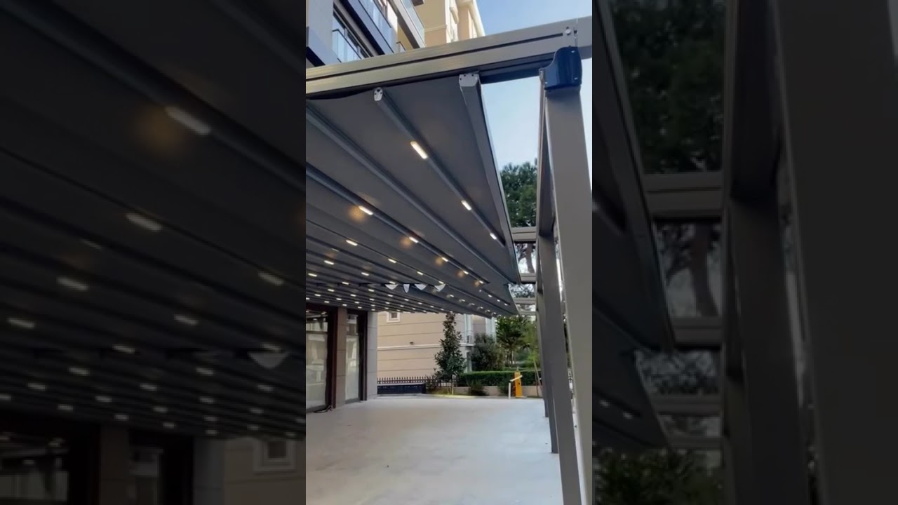 Otomatik Pergola Tente #otomatikpergola #tente #pergolasistemi #motorlutente #istanbultente