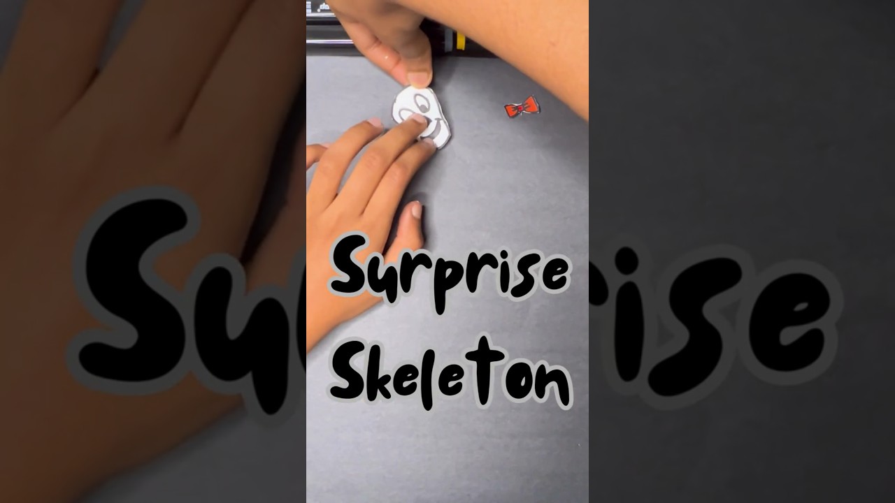 Spooky Halloween Skeleton Craft for Kids | Halloween Arts & Craft Ideas for Kids | #artandcraft