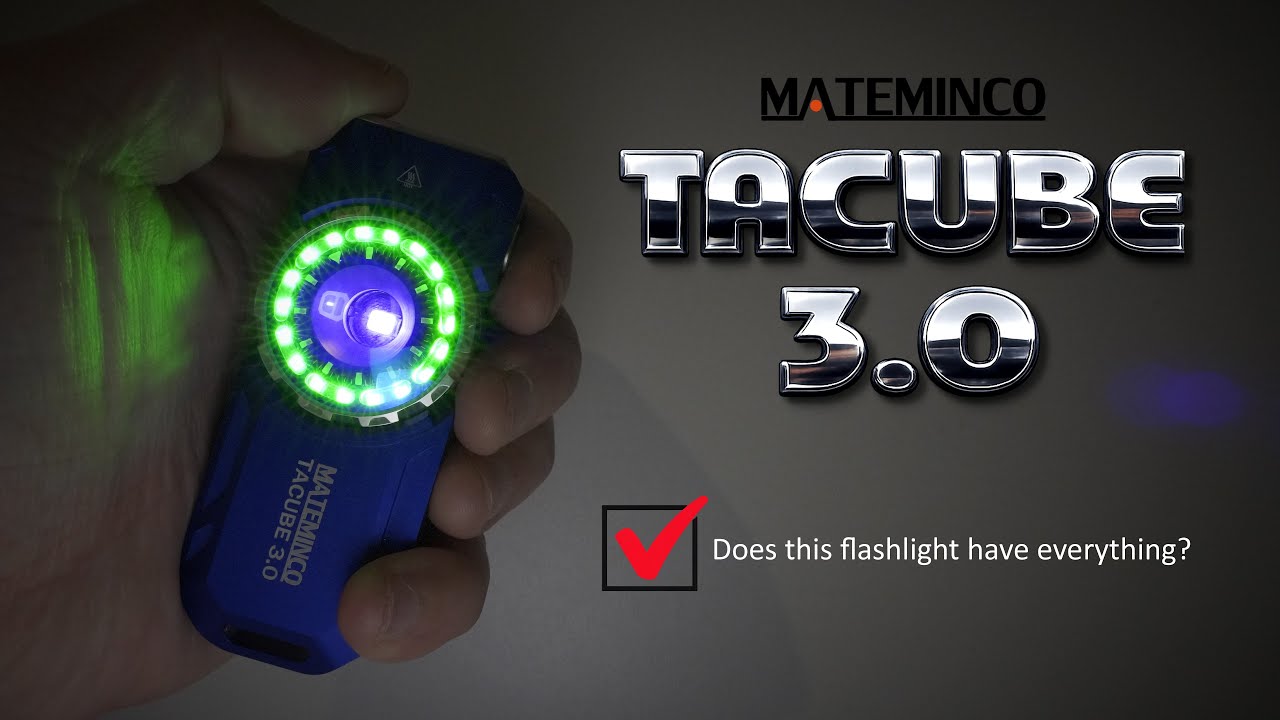 MATEMINCO TACUBE 3.0 - Fidget & Gaming flashlight!!!