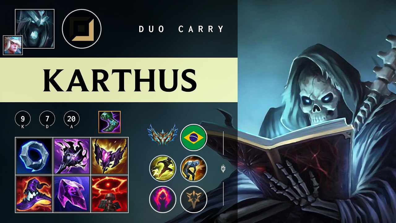 Karthus Carry vs Ezreal - BR Challenger Patch 26.04