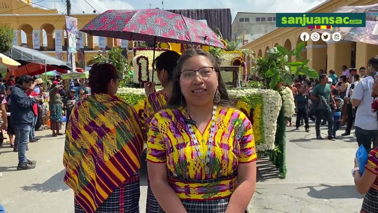 Cementos Progreso dona flores para carroza de Reina Indígena de San Juan Sacatepéquez
