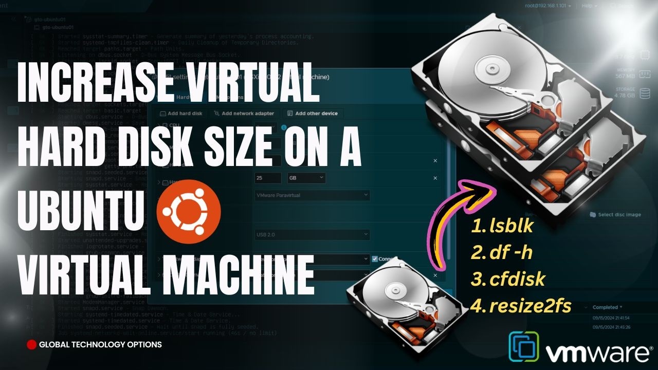 How to Increase Virtual Hard Disk on Ubuntu Step-by-Step Guide Increase Disk Space in VMware Linux
