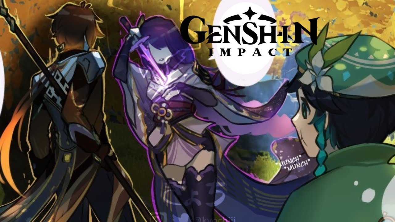 Pelea de arcontes - Genshin Impact comic (FANDUB)