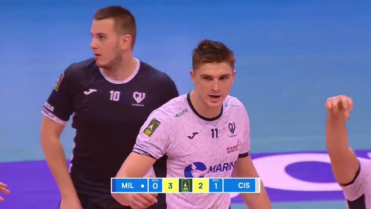 Théo Faure Top Plays from Cisterna Volley vs. Allianz Milano