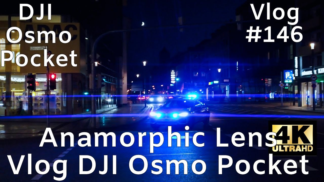 DJI Osmo Pocket Anamorphic Lens Vlog Herbstwald & Nacht in der Stadt Cinematics 4K Lens Vlog#146
