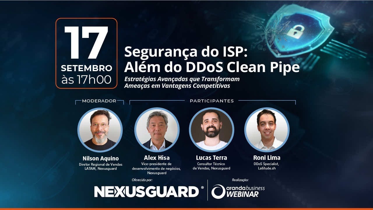 Segurança do ISP: Além do DDoS Clean Pipe